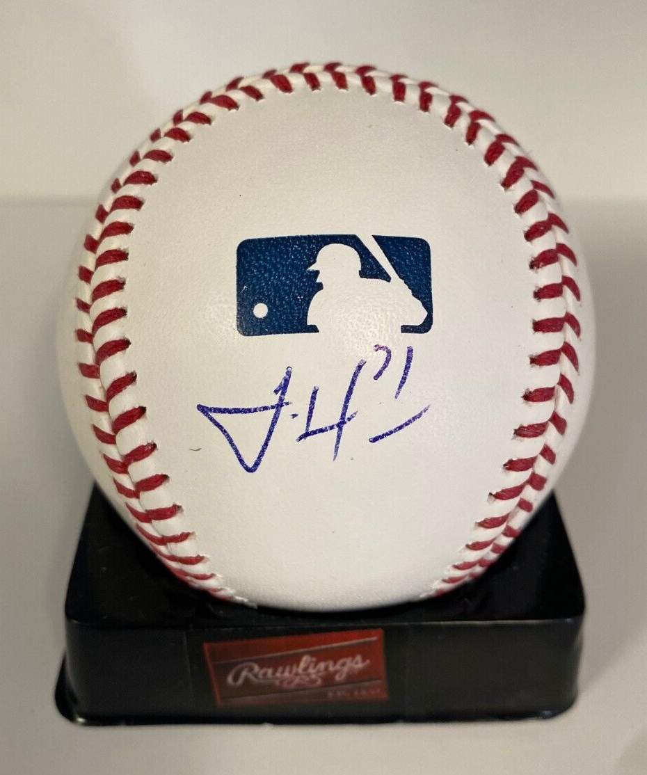 JOSH HADER HOUSTON ASTROS SIGNED AUTOGRAPHED M.L. BASEBALL BECKETT AUTHENTIC
