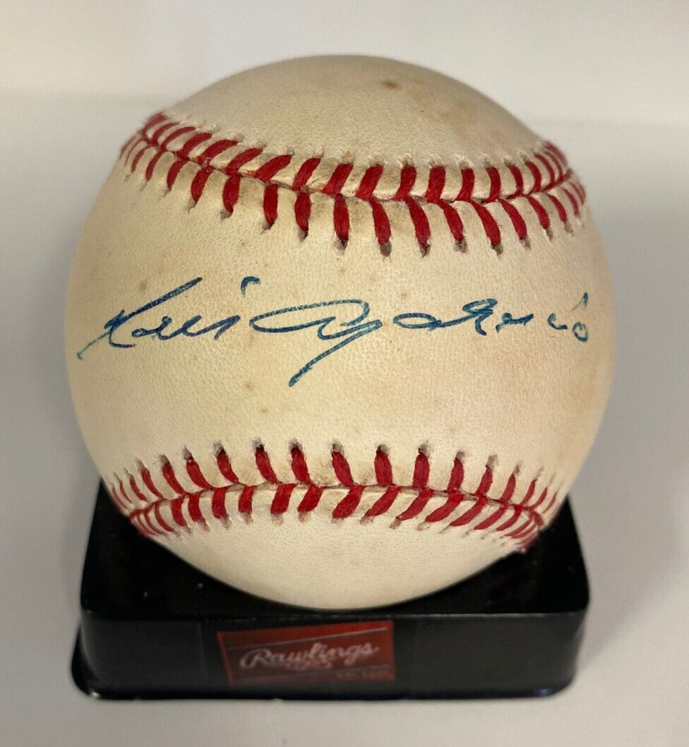 LUIS APARICIO RED SOX/ORIOLES SIGNED AUTOGRAPHED N.L. BASEBALL BECKETT AUTHENTIC