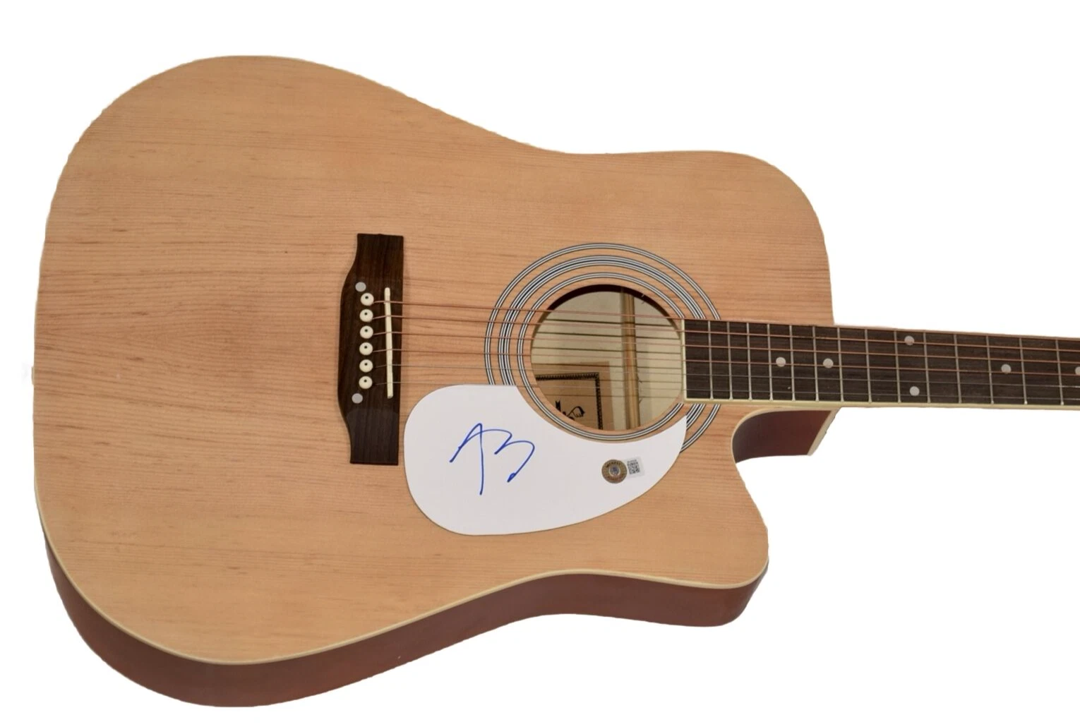 Austin Butler Signed Full Size Acoustic Guitar Elvis Presley Movie Autograph BAS