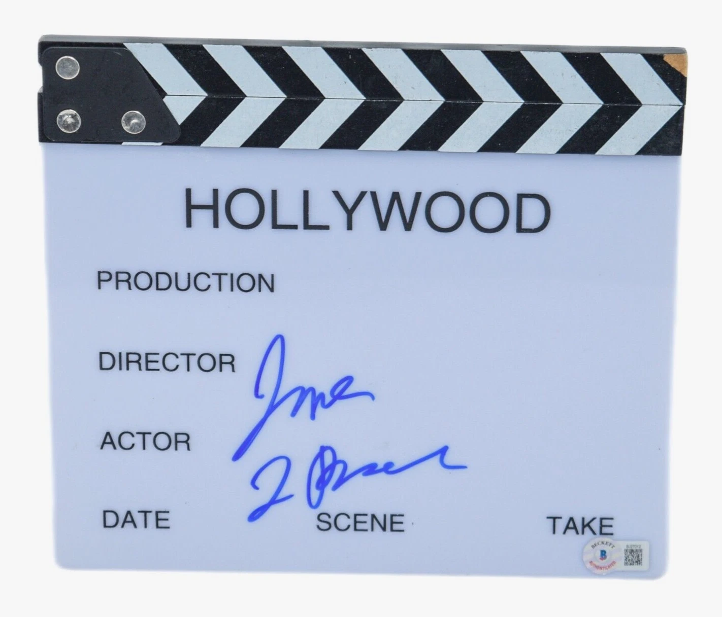 James L Brooks Signed Autograph The Simpsons Director's Clapboard Beckett COA