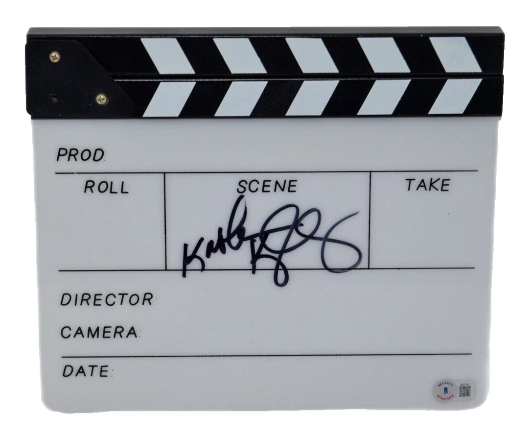 Kathleen Kennedy Signed Autograph Jurassic Park Movie Clapboard Clapper BAS COA