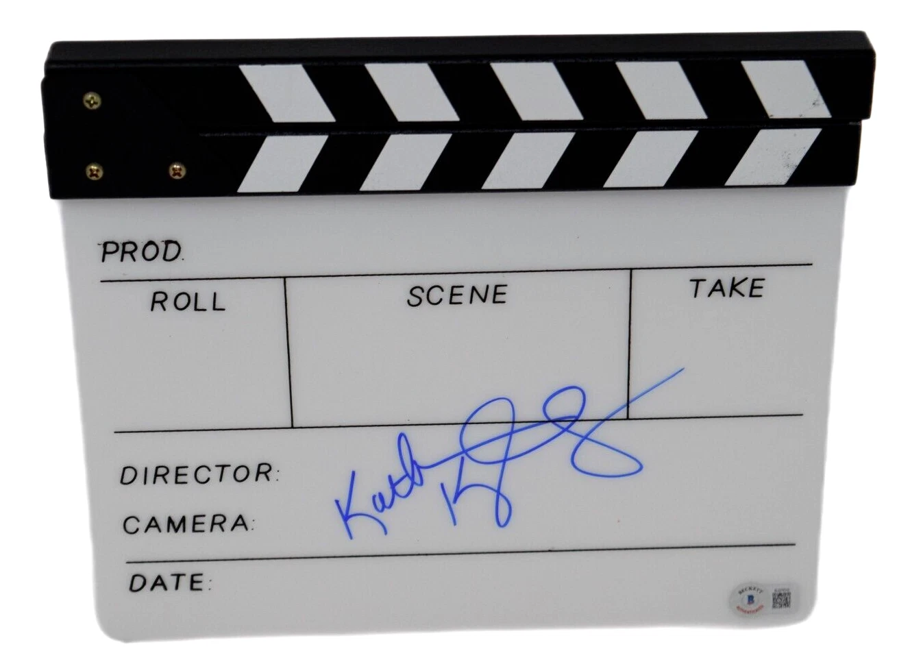 Kathleen Kennedy Signed Autograph Clapboard Movie Producer Indiana Jones BAS COA