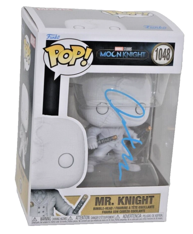 Oscar Isaac Signed Funko Pop Moon Knight Mr. Knight #1048 Marvel Autograph ACOA