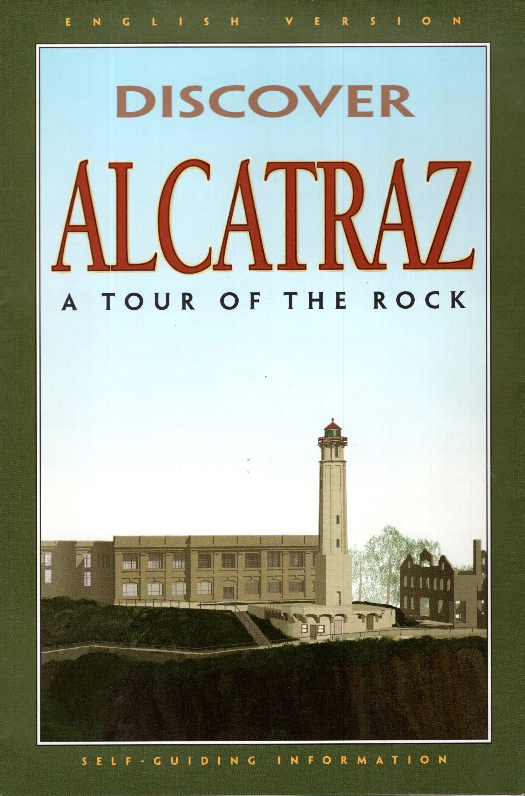 ALCATRAZ LOT OF 2 PAMPHLETS OBTAINED ON SITE GREAT CONDITION AWESOME COLLECTIBLE MEMORABILIA