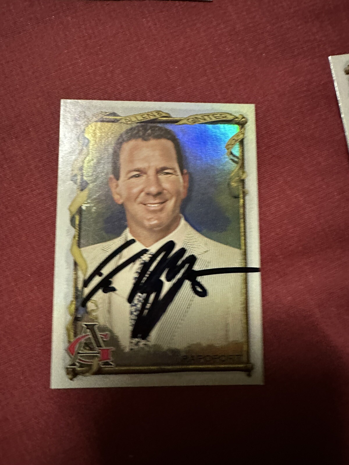 Signed Trading Card Ian Rapoport Allen & Ginter Autographed NFL Reporter