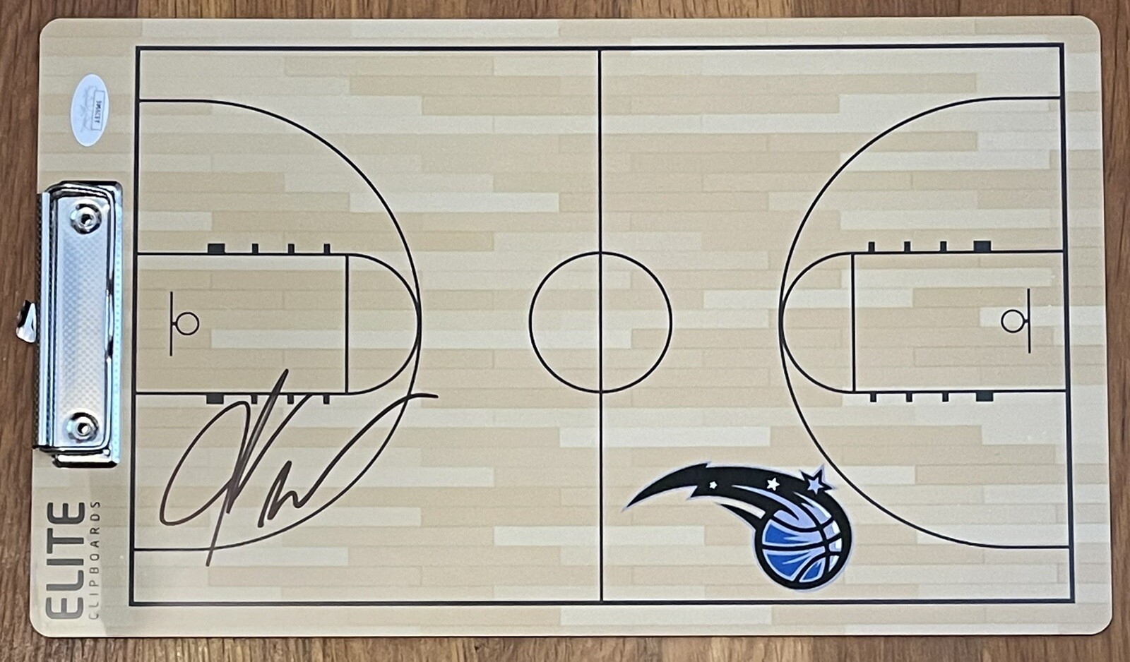 Jamahl Mosley Signed Autographed Orlando Magic Coaches Clipboard JSA COA