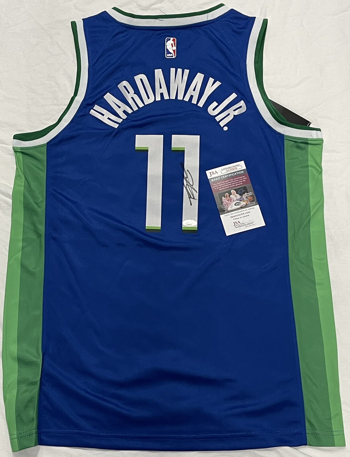 Tim Hardaway Jr Signed Autographed Dallas Mavericks Jersey JSA COA