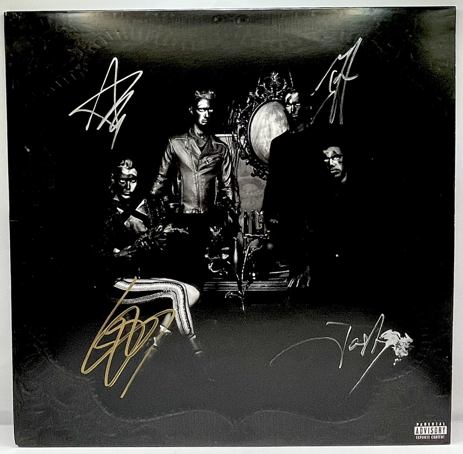 HALESTORM BAND SIGNED THE STRANGE CASE OF VINYL LP RECORD AUTO JSA LIZZY HALE