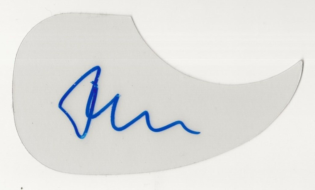 John Mellencamp REAL hand SIGNED Acoustic Guitar Pickguard COA Autographed
