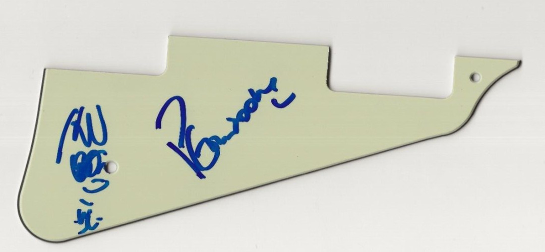 Peter Noone of Herman's Hermits REAL SIGNED Guitar Pickguard COA Autographed
