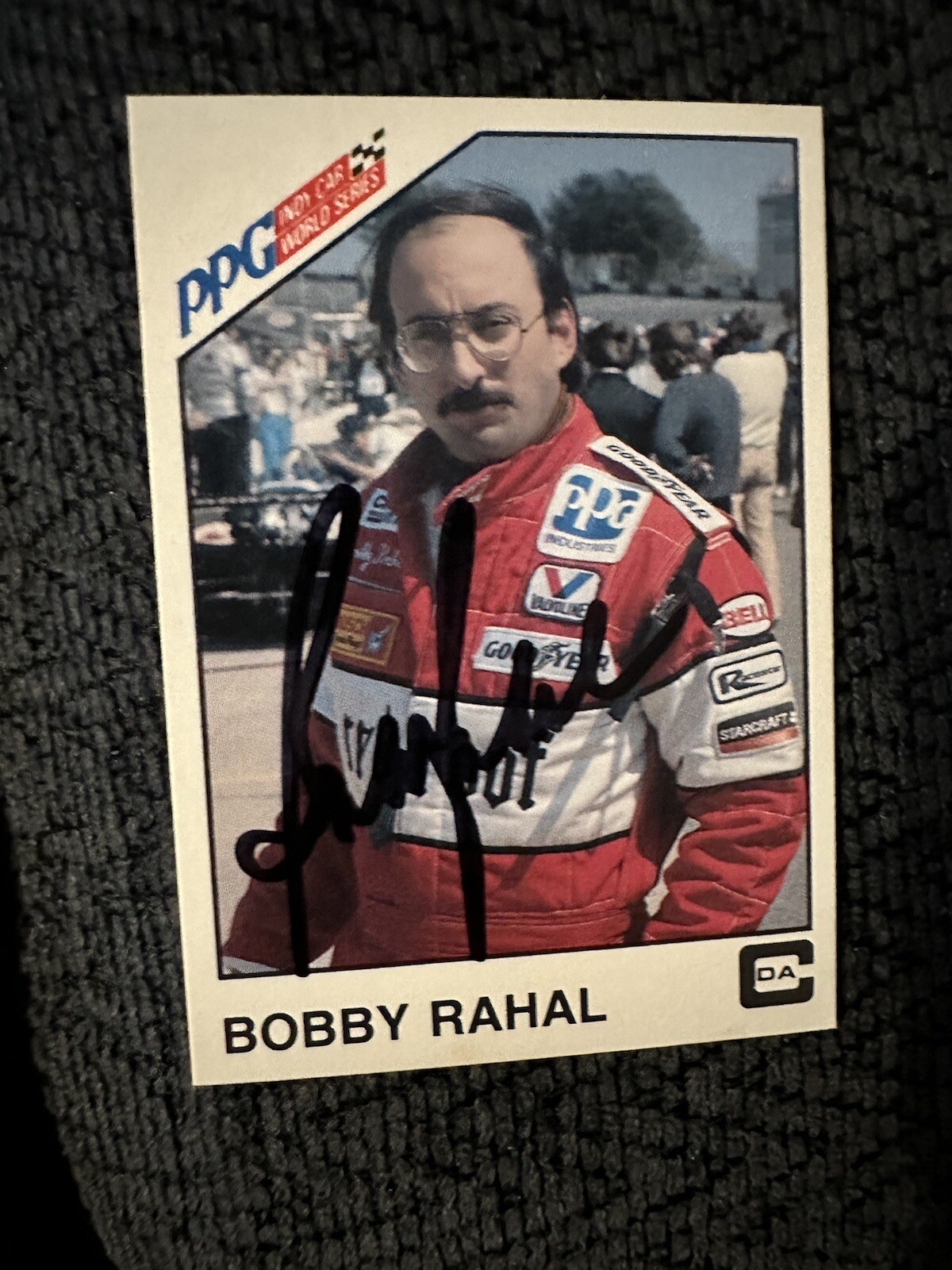 Signed Trading Card Indy 500 Car Indianapolis Bobby Rahal Rookie