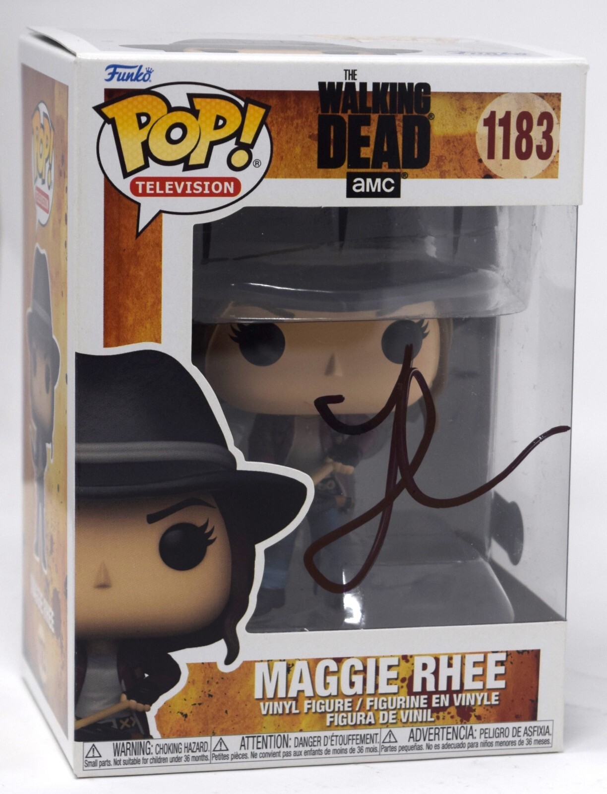Lauren Cohan Signed Autograph The Walking Dead Maggie Rhee Funko Pop Beckett COA