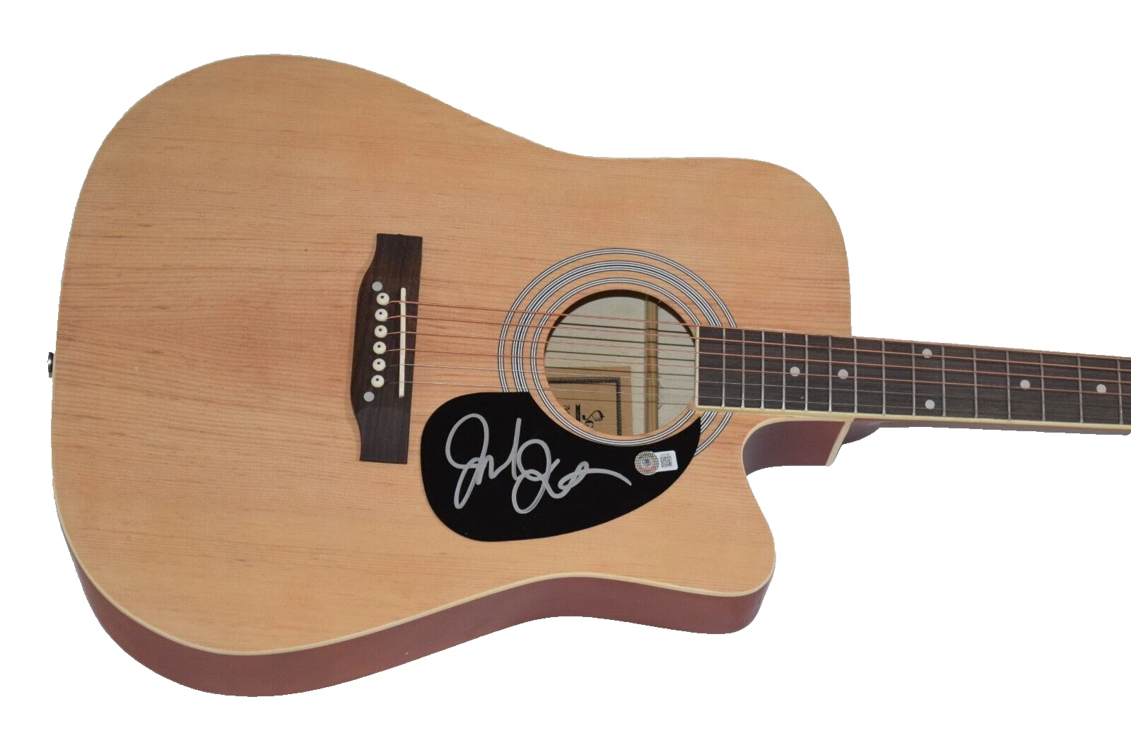 Jack Johnson Signed Autograph Full Size Acoustic Guitar Singer Beckett COA