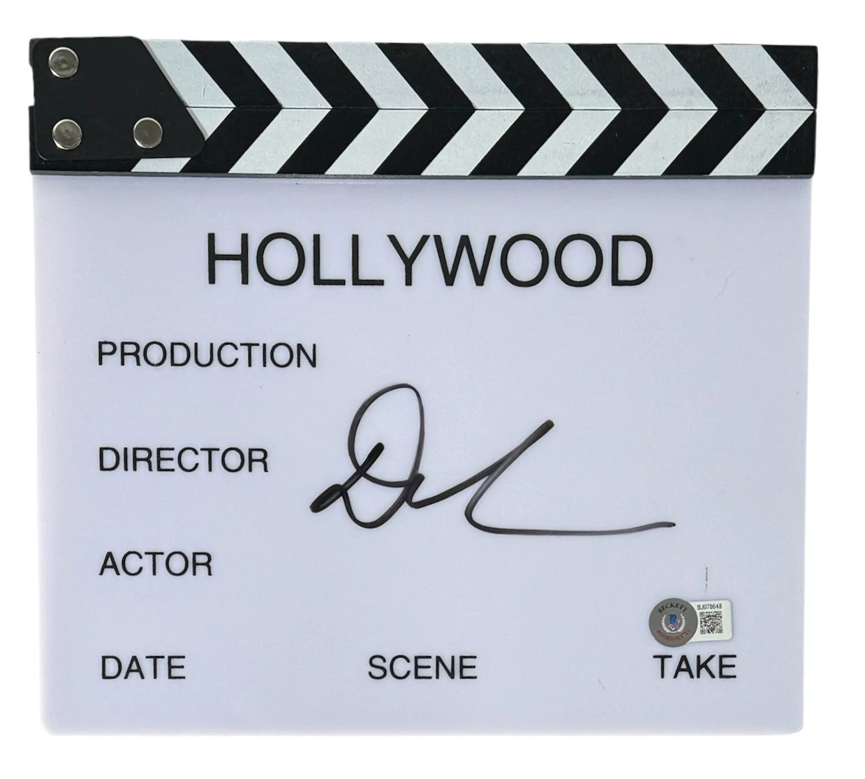 Damien Chazelle Signed Autograph Movie Clapboard La La Land Babylon Beckett COA