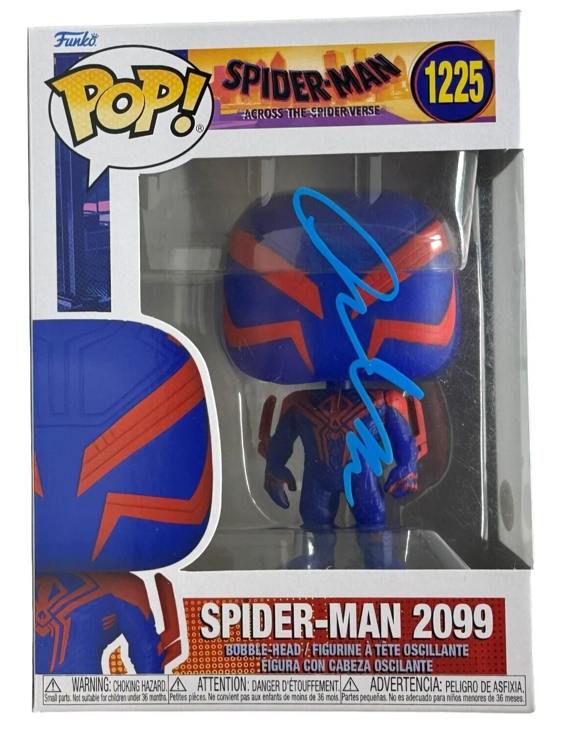 Oscar Isaac Signed Funko Pop Spider-Man 2099 1225 Spider-Verse Autograph ACOA