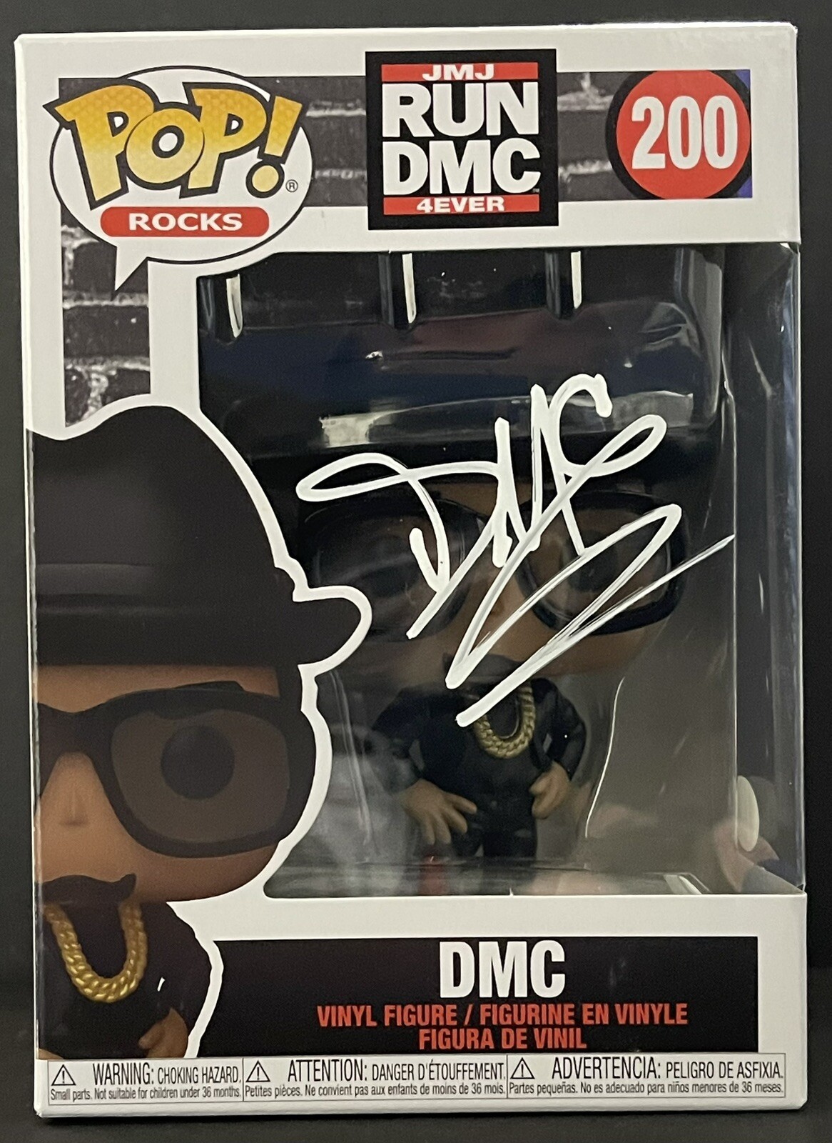 Darryl “DMC” McDaniels Signed Autographed Run DMC Funko Pop Figure JSA