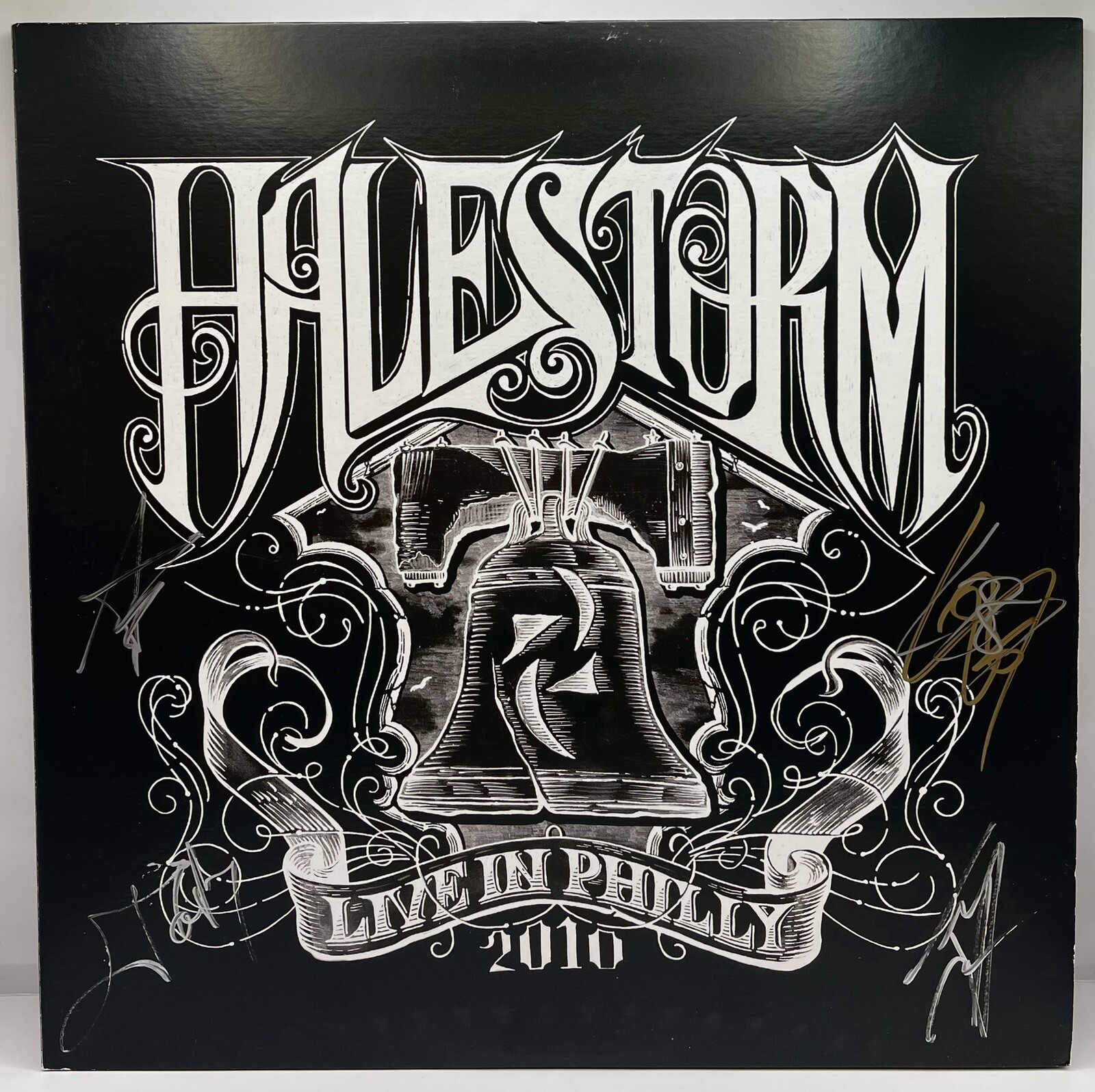 Halestorm Signed Auto Live From Philly Vinyl Autographed Auto Record LP JSA COA