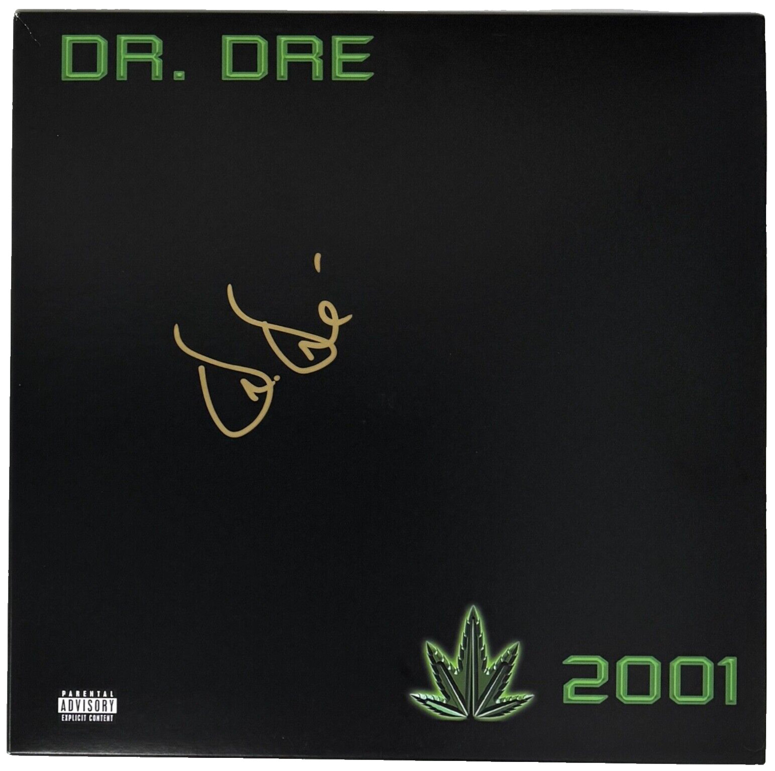 Dr. Dre Signed Autograph 2001 Vinyl Record Album LP NWA The Chronic Rap ACOA COA