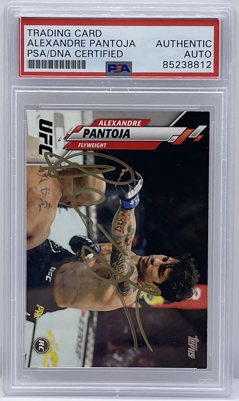 Alexandre Pantoja Signed 2020 Topps UFC Rookie Card PSA/DNA Slabbed