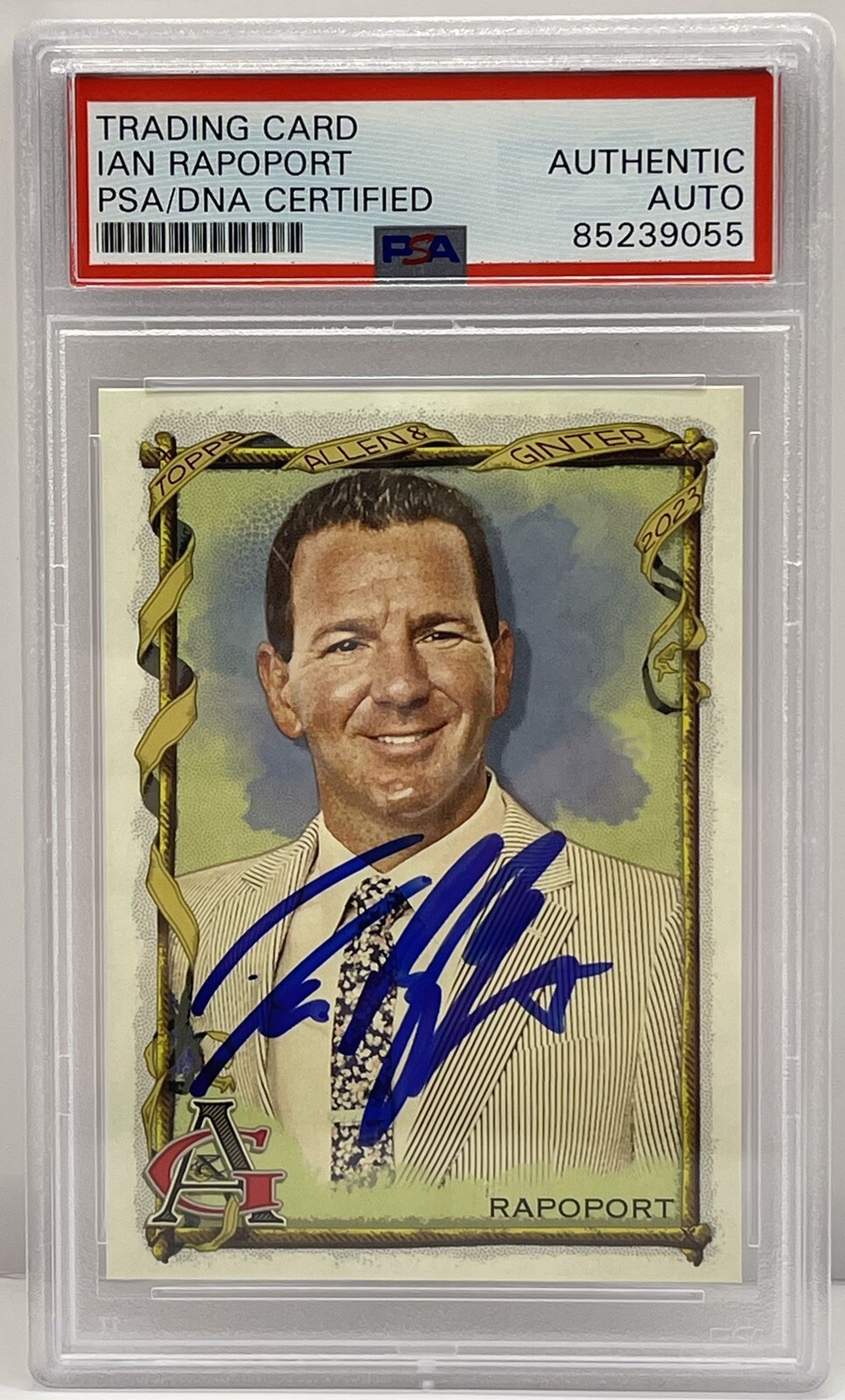 Ian Rapoport Signed 2023 Allen & Ginter Card NFL Network PSA/DNA Slabbed