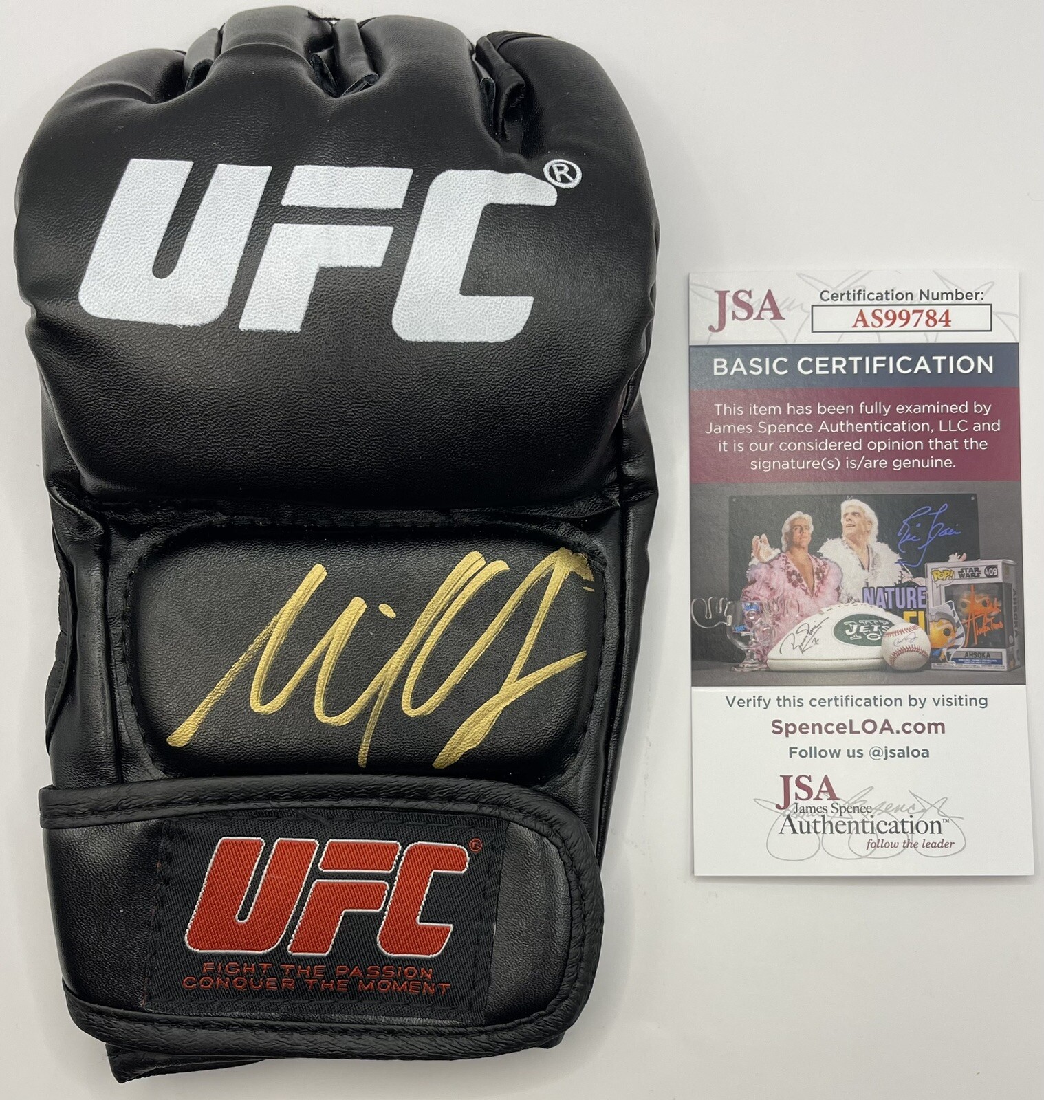 Michael Chandler Signed Autographed UFC Fighter Glove JSA COA Mcgregor