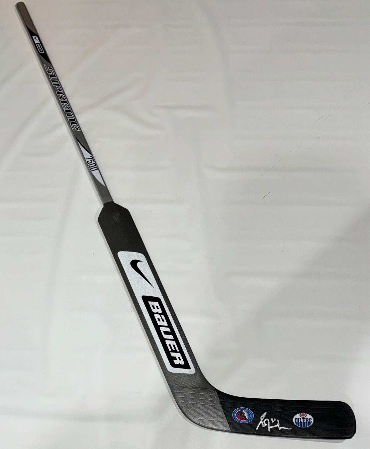 GRANT FUHR SIGNED GOALIE STICK EDMONTON OILERS AUTOGRAPHED JSA COA