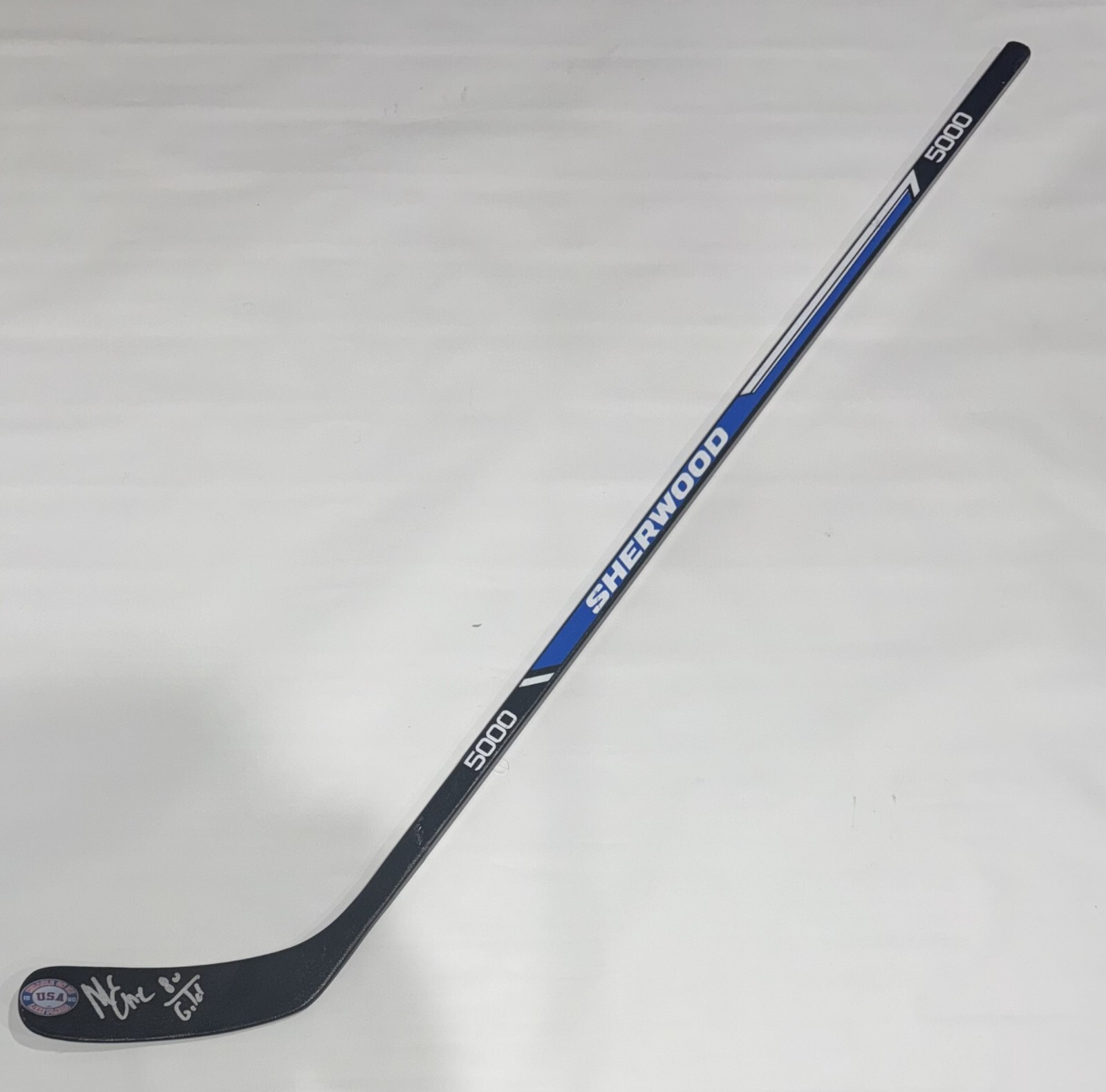 MIKE ERUZIONE SIGNED HOCKEY STICK TEAM USA MIRACLE 1980 GOLD MEDAL JSA COA