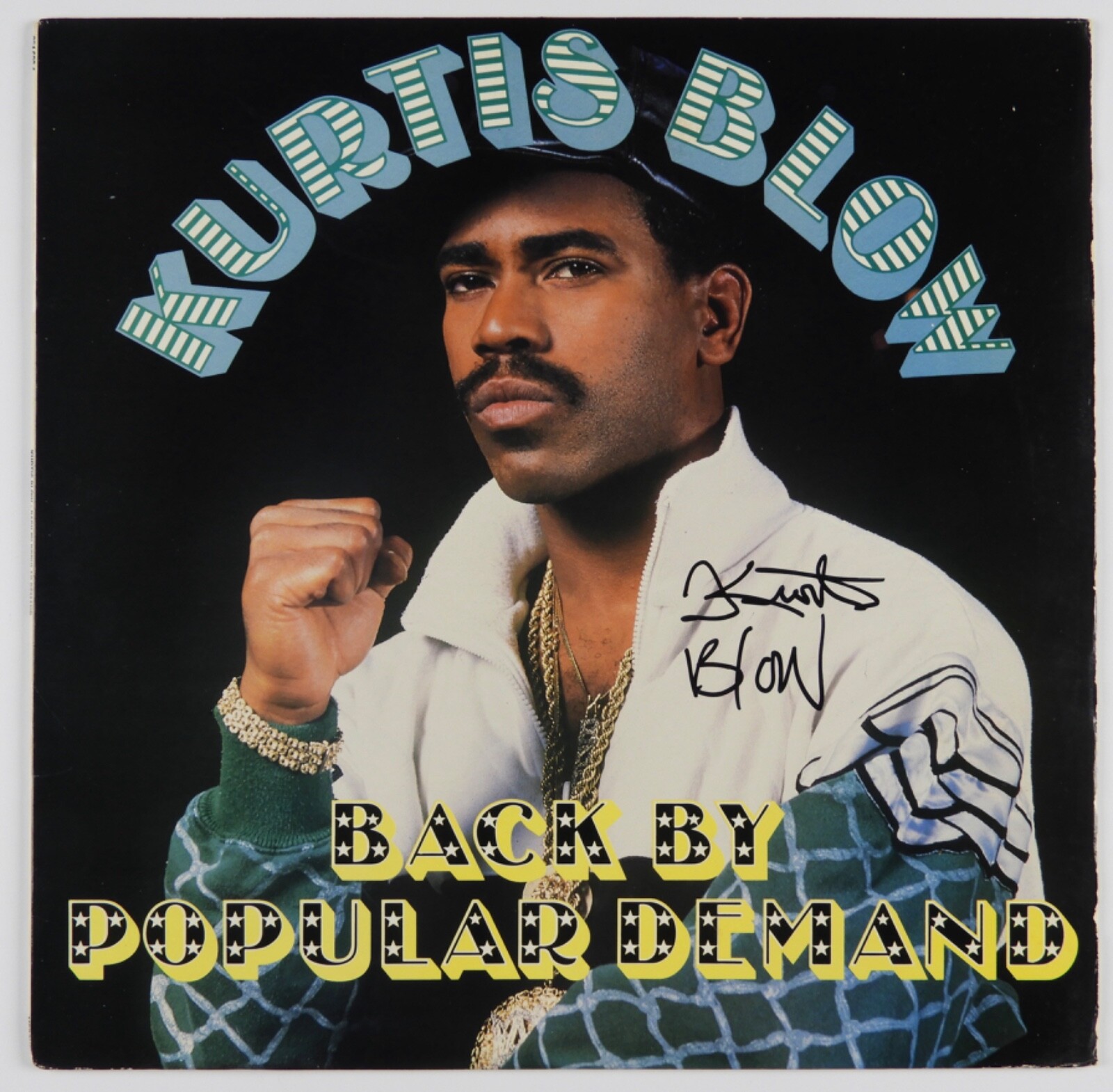Kurtis Blow JSA Signed Autograph Album Record Vinyl Back By Popular Demand