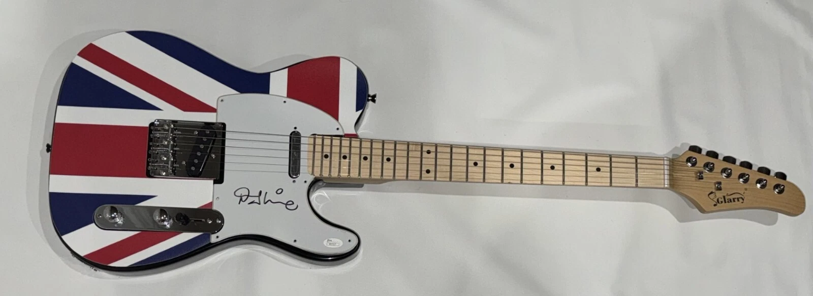 DENNY LAINE SIGNED CUSTOM UK ELECTRIC GUITAR WINGS THE MOODY BLUES JSA COA