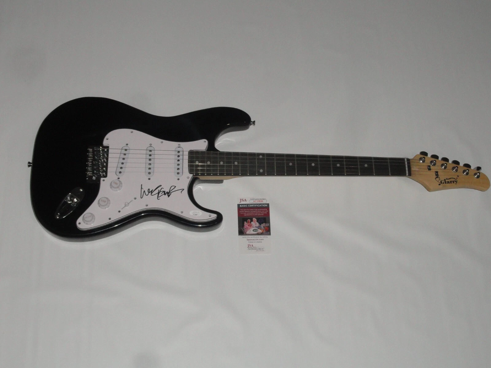 WAYNE KRAMER SIGNED BLACK ELECTRIC GUITAR MC5 PROOF LEGEND JSA COA COLLECTIBLE MEMORABILIA