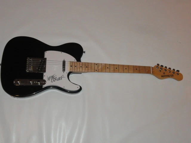 WAYNE KRAMER SIGNED BLACK ELECTRIC GUITAR MC5 AUTOGRAPHED PROOF LEGEND JSA COA