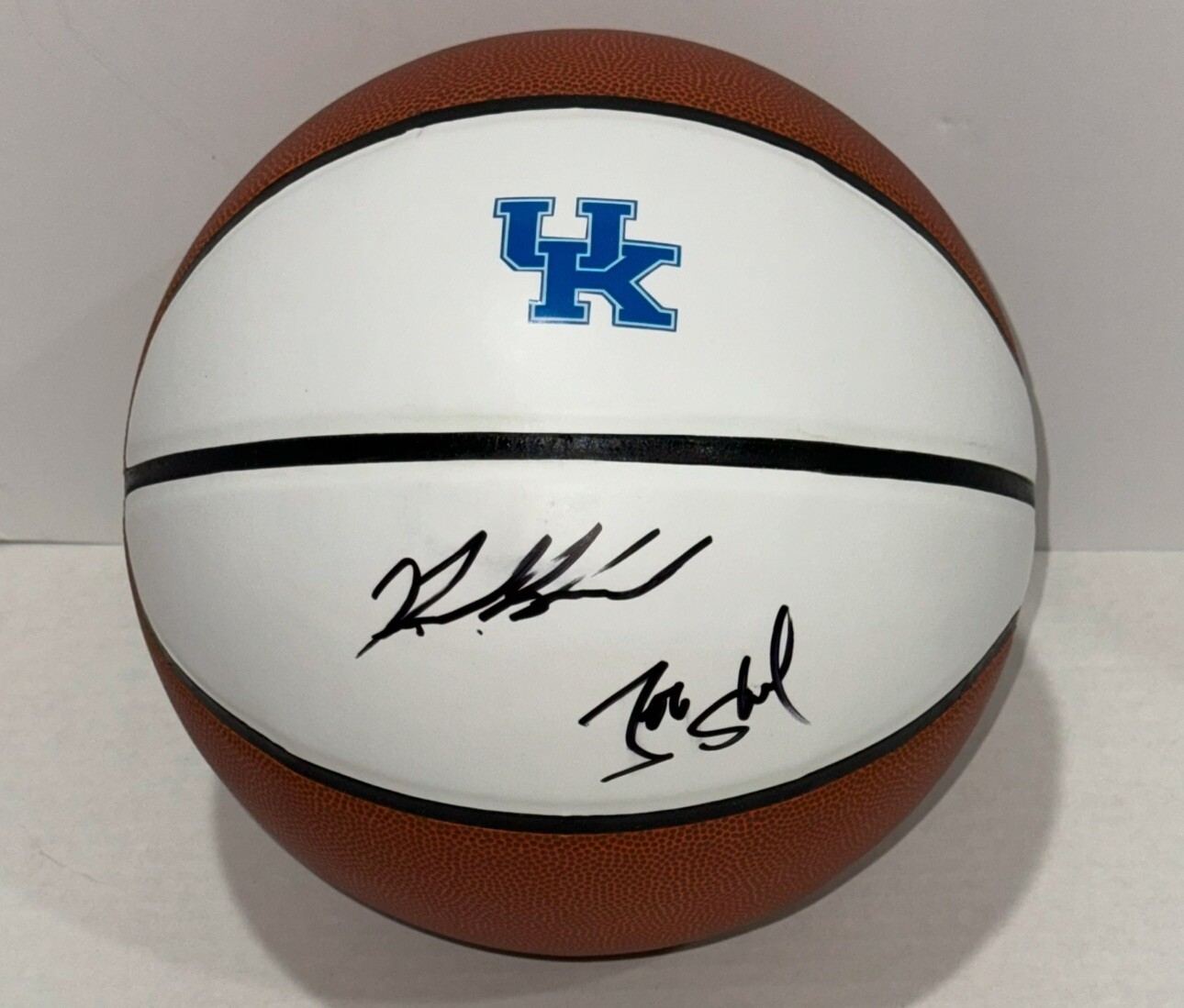 JEFF SHEPPARD & REED SHEPPARD SIGNED SIGNED BASKETBALL KENTUCKY WILDCATS