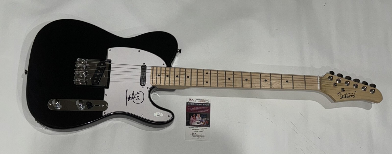 JOHN 5 SIGNED BLACK ELECTRIC GUITAR MOTLEY CRUE JSA COA