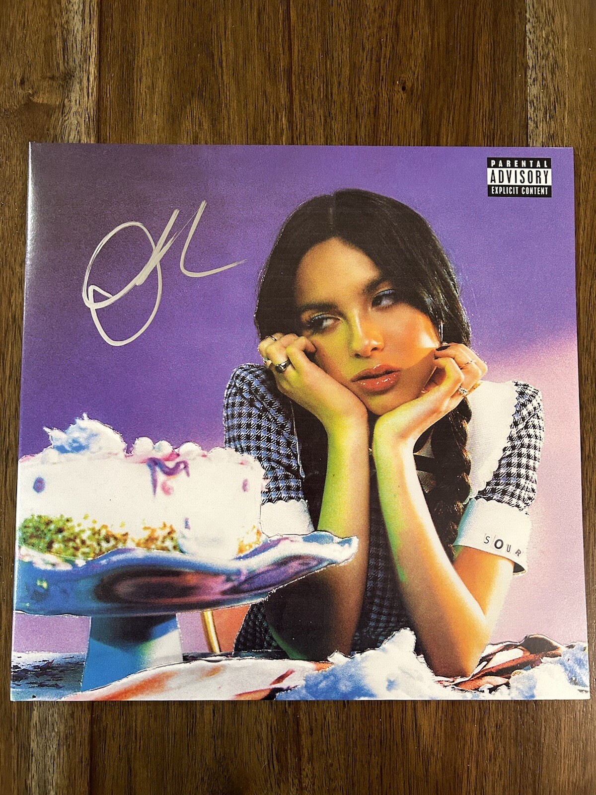 Olivia Rodrigo ‘Sour’ Signed Vinyl Album Beckett BSA RARE Pop Star