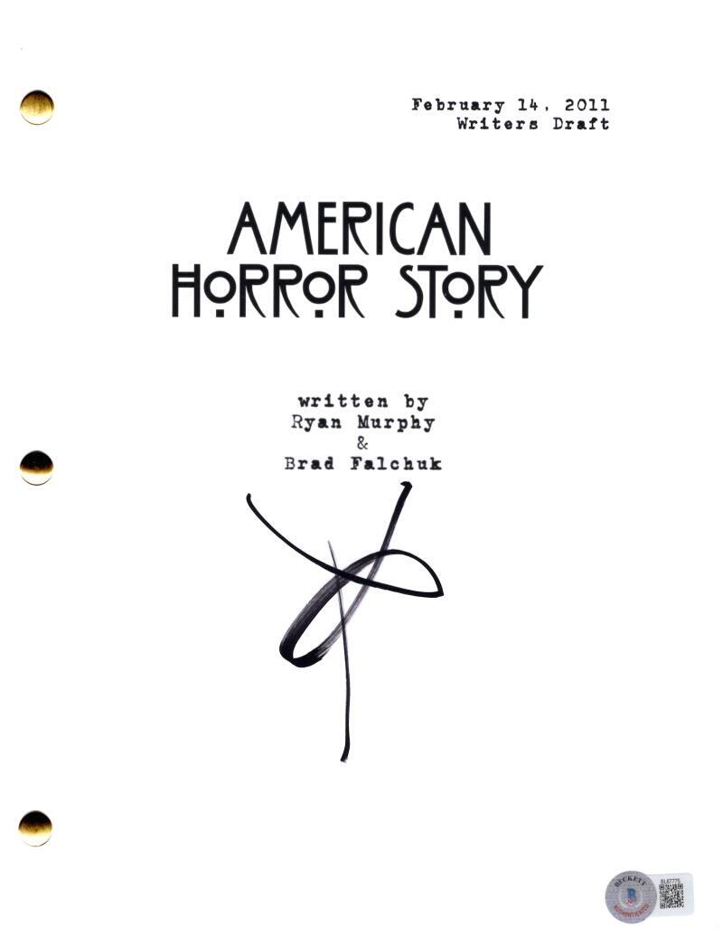 Sarah Paulson Signed Autograph American Horror Story Script Screenplay - Beckett