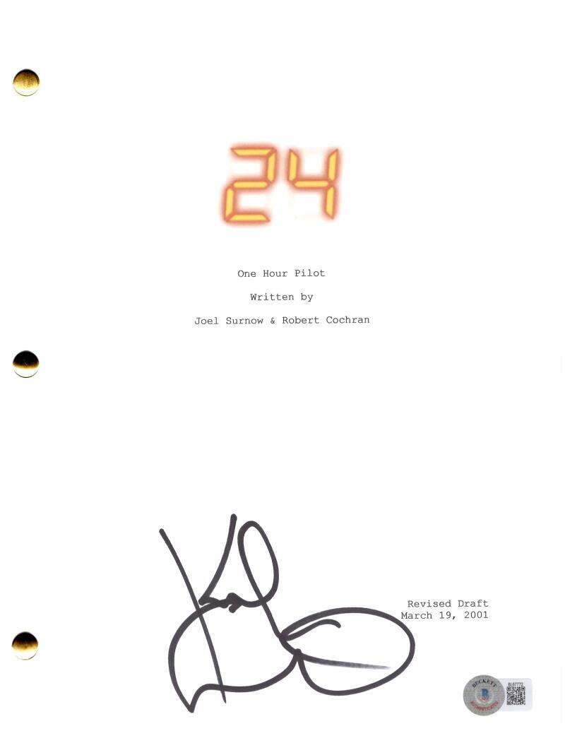 Kiefer Sutherland Signed Autograph 24 Pilot Script Screenplay - Jack Bauer BAS