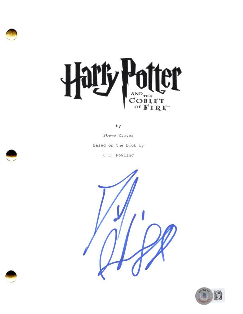 Daniel Radcliffe Signed Autograph Harry Potter Goblet of Fire Script Beckett COA