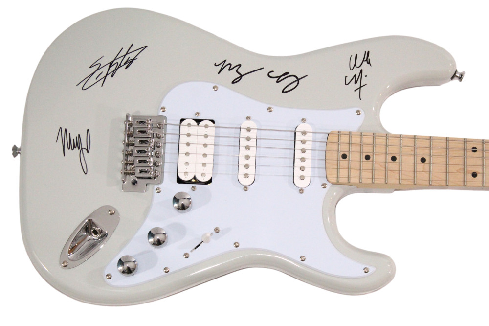 Rebelution Band Signed Autograph Electric Guitar - Eric Rachmany +3 w/ JSA COA