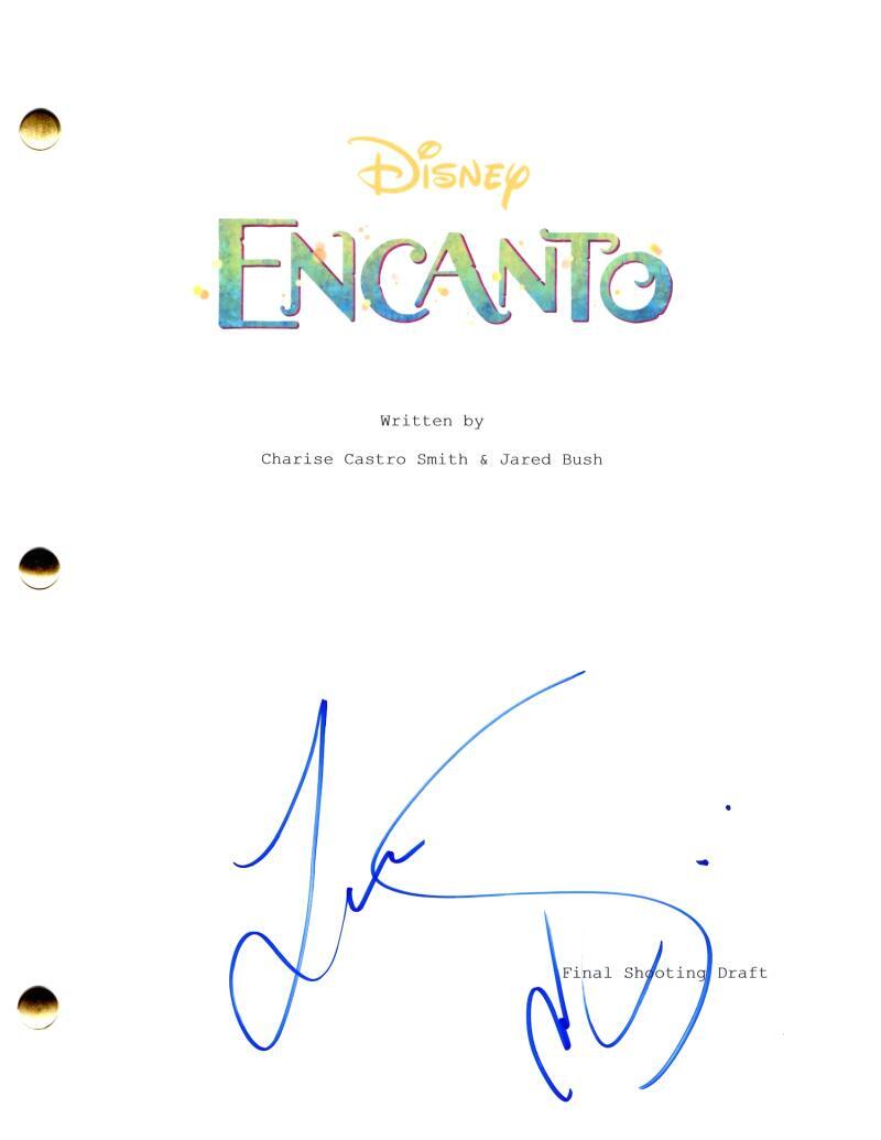 WILMER VALDERRAMA SIGNED AUTOGRAPH ENCANTO FULL MOVIE SCRIPT SCREENPLAY AGUSTIN COLLECTIBLE MEMORABILIA