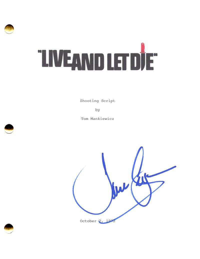 Jane Seymour Signed Autograph James Bond Live and Let Die Full Script Screenplay