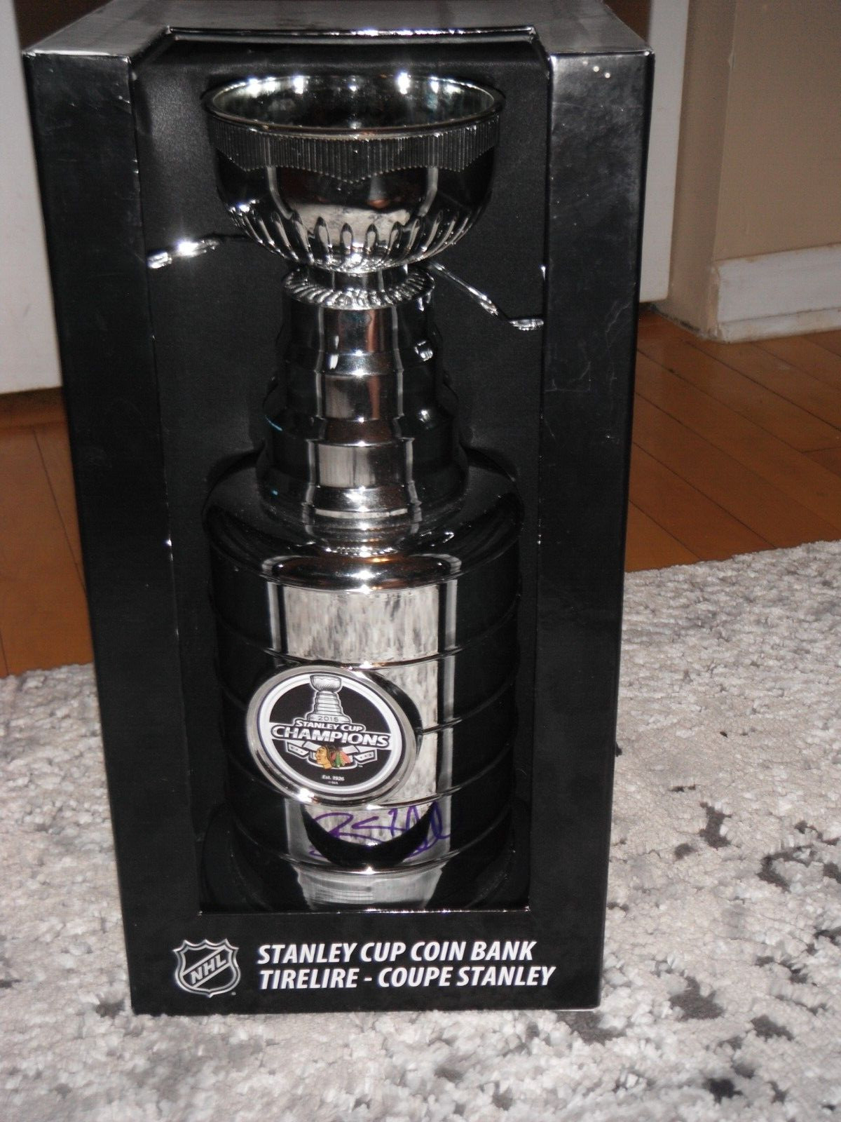 CHICAGO BLACKHAWKS BRENT SEABROOK SIGNED 2015 STANLEY CUP