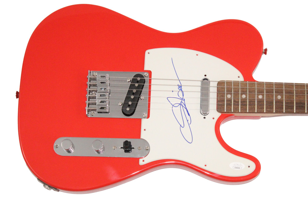 Toby Keith Signed Autograph Red Fender Telecaster Guitar Country Music Icon JSA