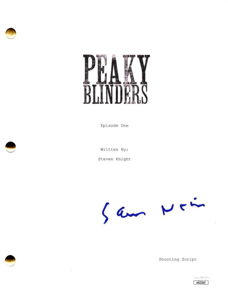 Sam Neill Signed Autograph Peaky Blinders Pilot Script Screenplay w/ JSA COA