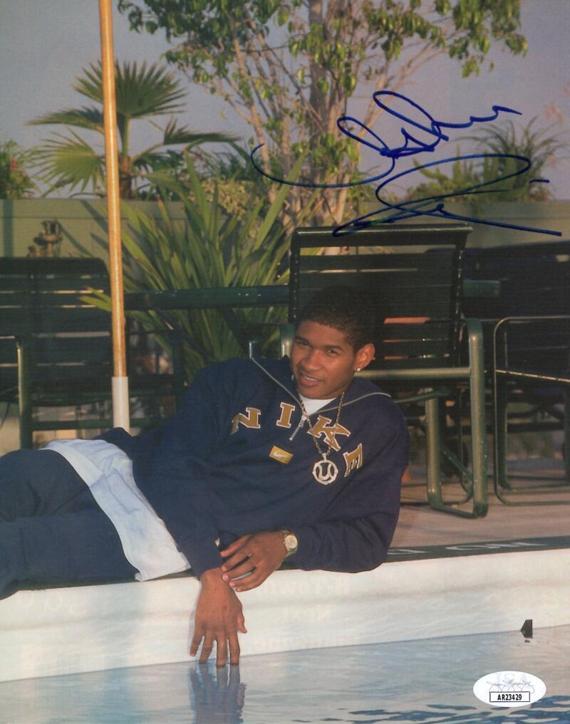 Usher Raymond Signed Autograph 8x10 Magazine Photo w/ Vintage Signature! JSA COA