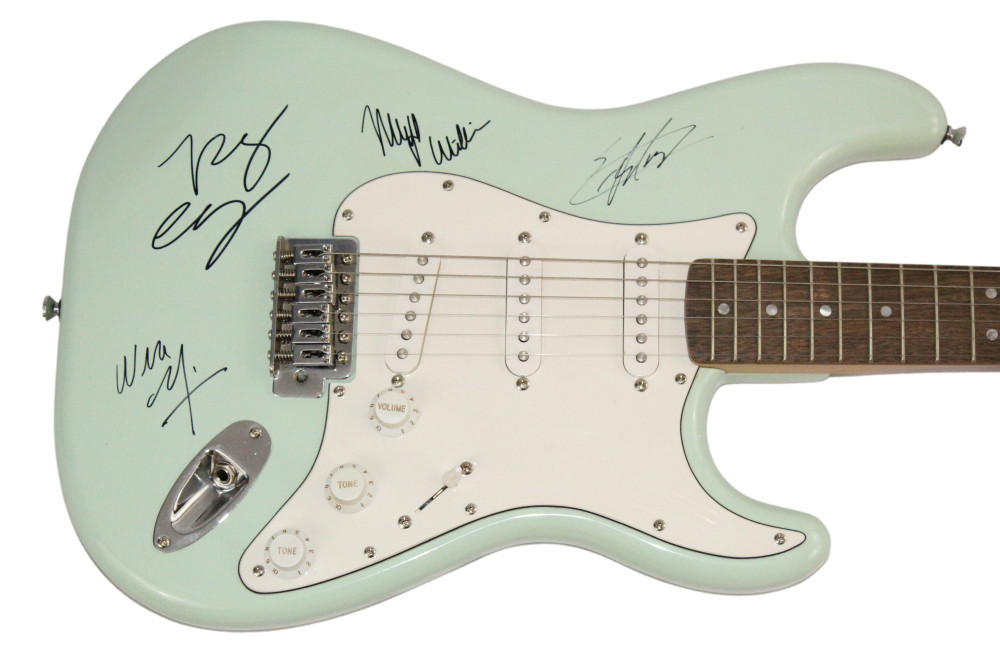 Rebelution Band Signed Autograph Electric Guitar - Eric Rachmany +3 JSA COA