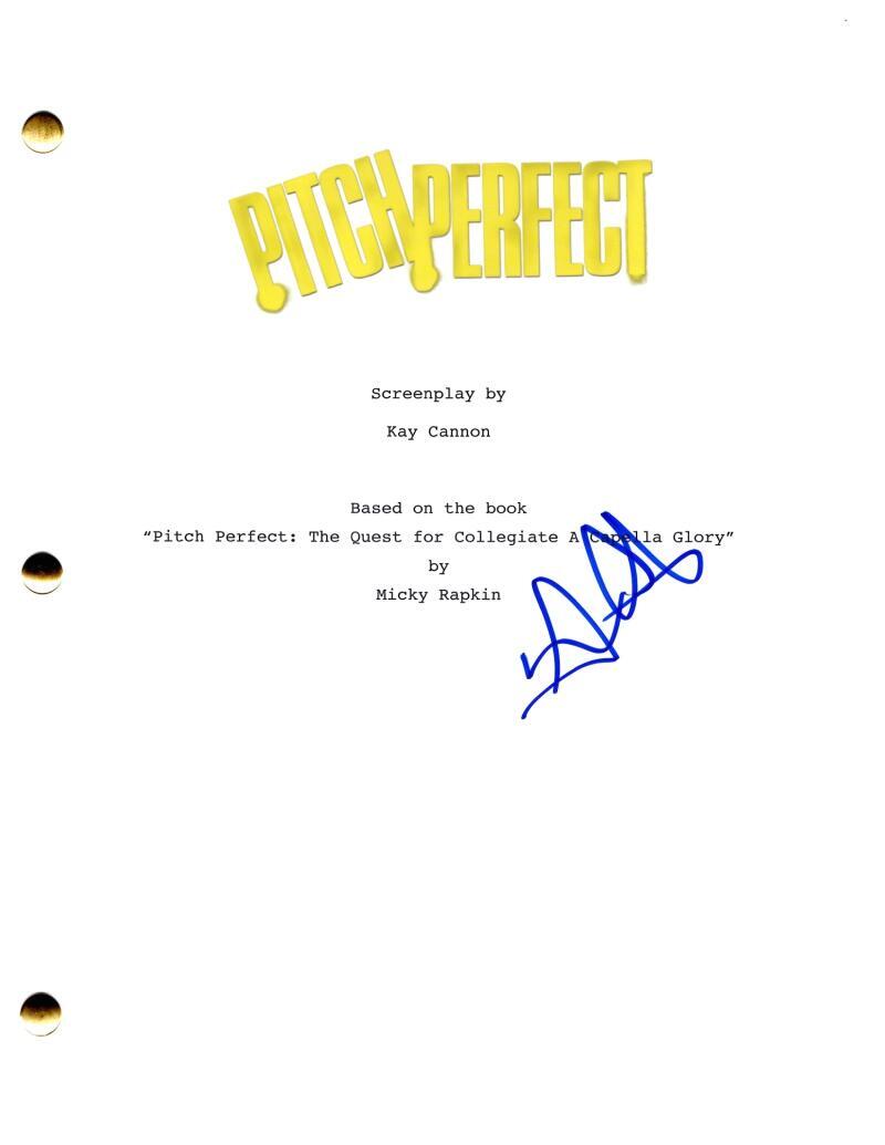 Skylar Astin Signed Autograph Pitch Perfect Full Movie Script Screenplay - Jesse