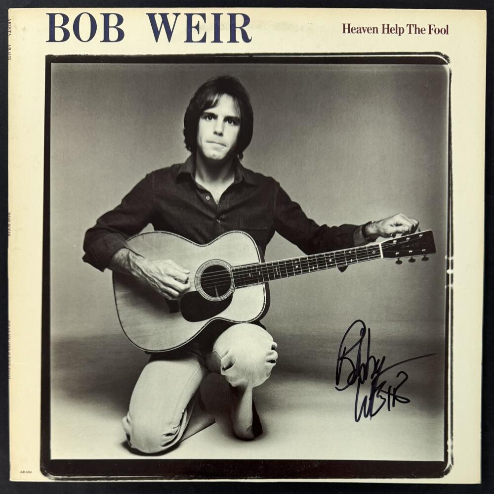 Bob Weir Grateful Dead Signed Autograph Album Record LP w/ Beckett COA