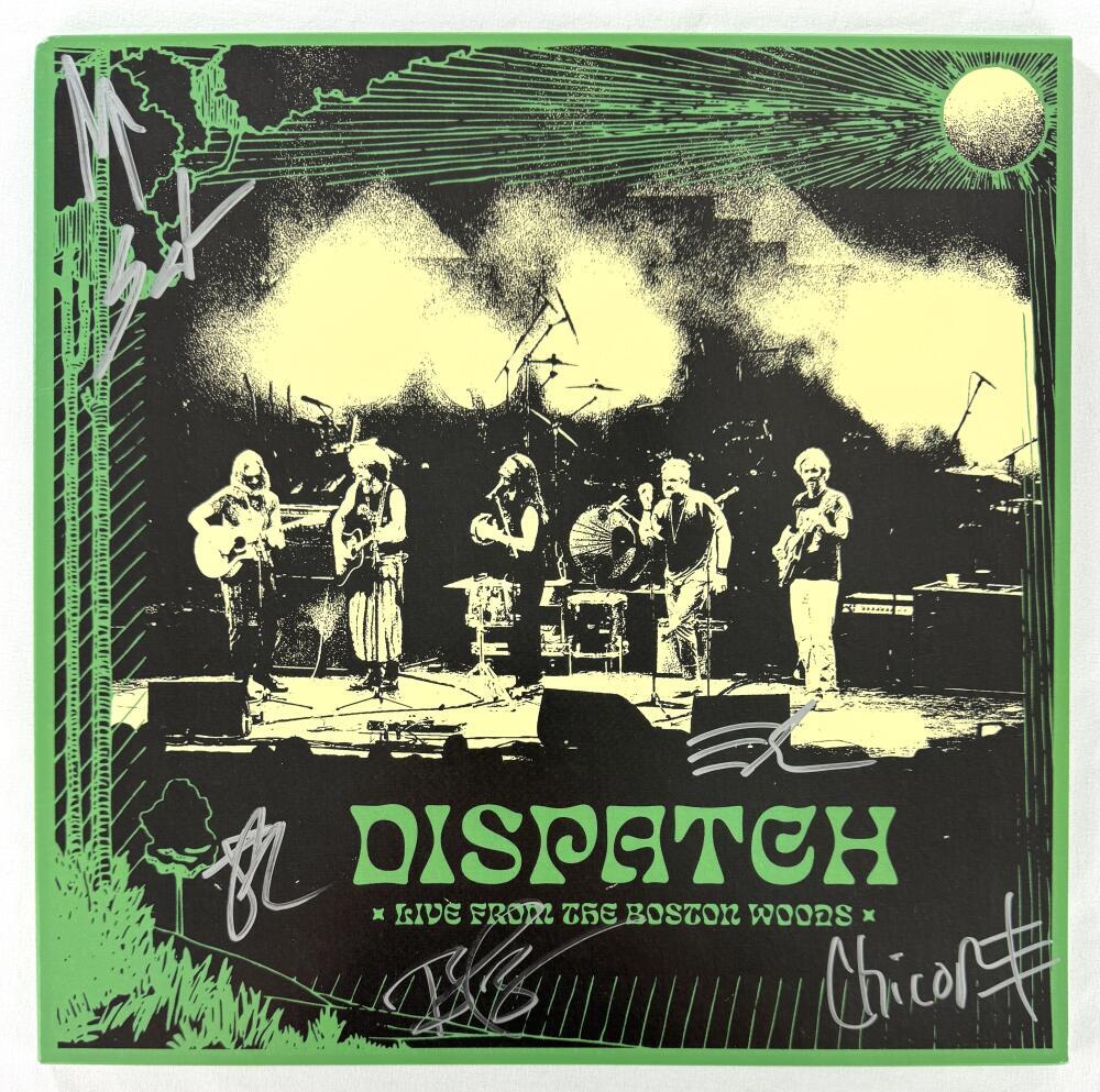Dispatch Band Signed Autograph Album Vinyl Record LP - Brad Corrigan +4 JSA COA