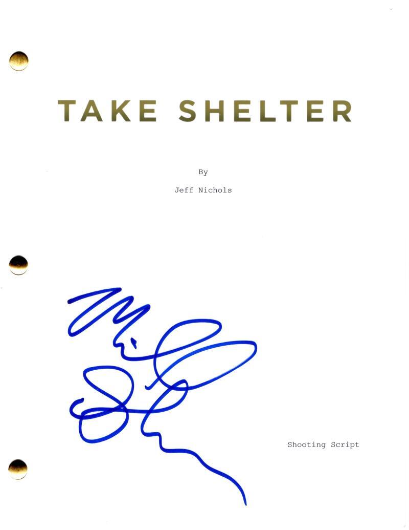 Michael Shannon Signed Autograph Take Shelter Full Movie Script Screenplay