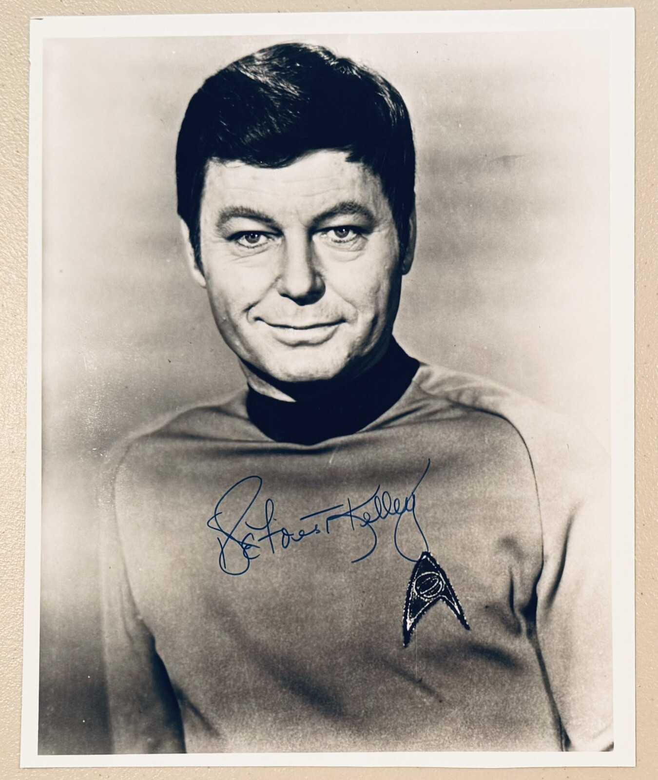 DeForest Kelley Signed Autographed 8x10 Photo BAS Beckett Star Trek Bones
